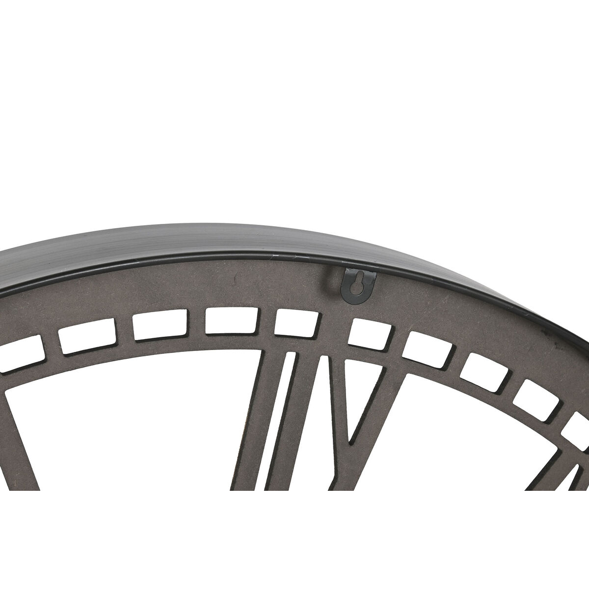 Reloj de Pared Home ESPRIT Negro Dorado Metal Cristal 100 x 9 x 100 cm 4 S3060574_3