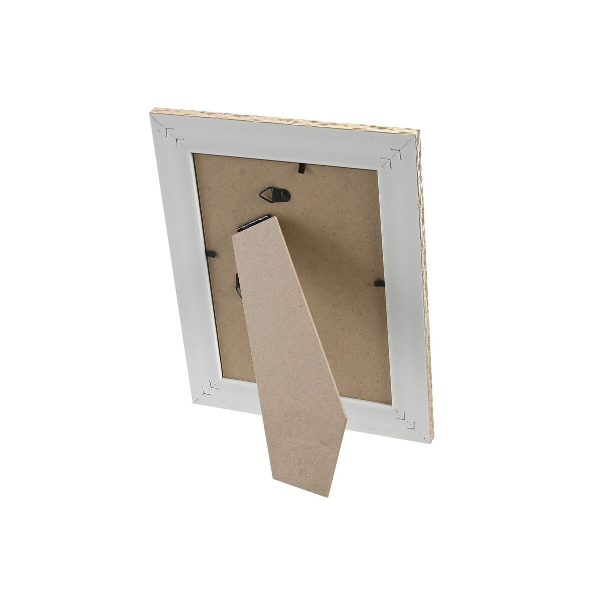 Marco de Fotos Home ESPRIT Marrón Beige Cristal Poliestireno Scandi (4 Unidades) 3 S3060977_2