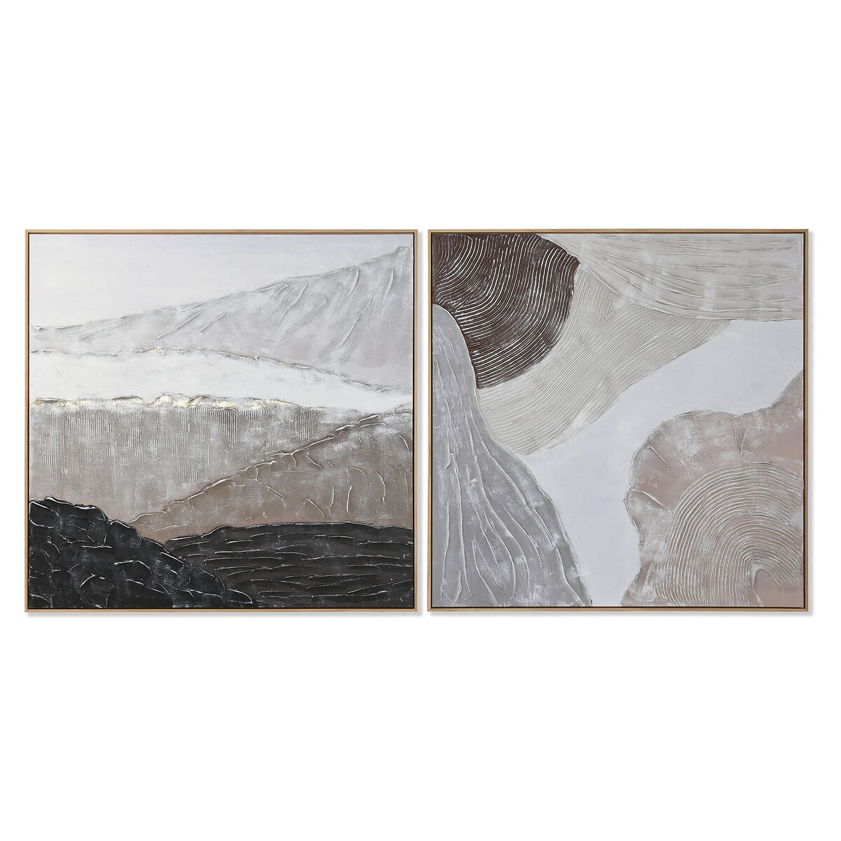 Cuadro Home ESPRIT Madera Lienzo 123 x 4,3 x 123 cm 122,6 X 4,3 X 122,6 CM 1 S3060812_0