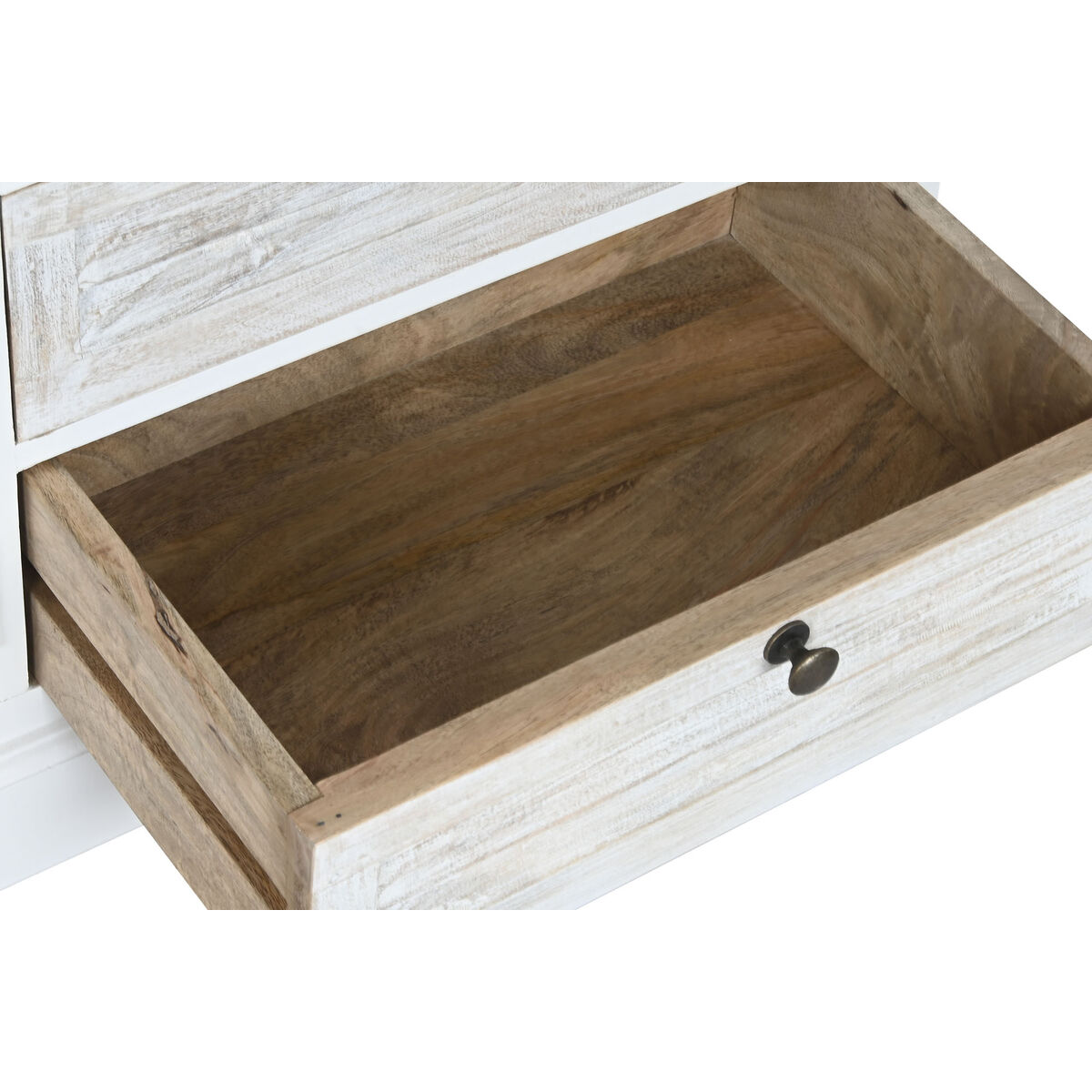 Cajonera Home ESPRIT Blanco Desgastado 115 x 40 x 80 cm 4 S3060878_3