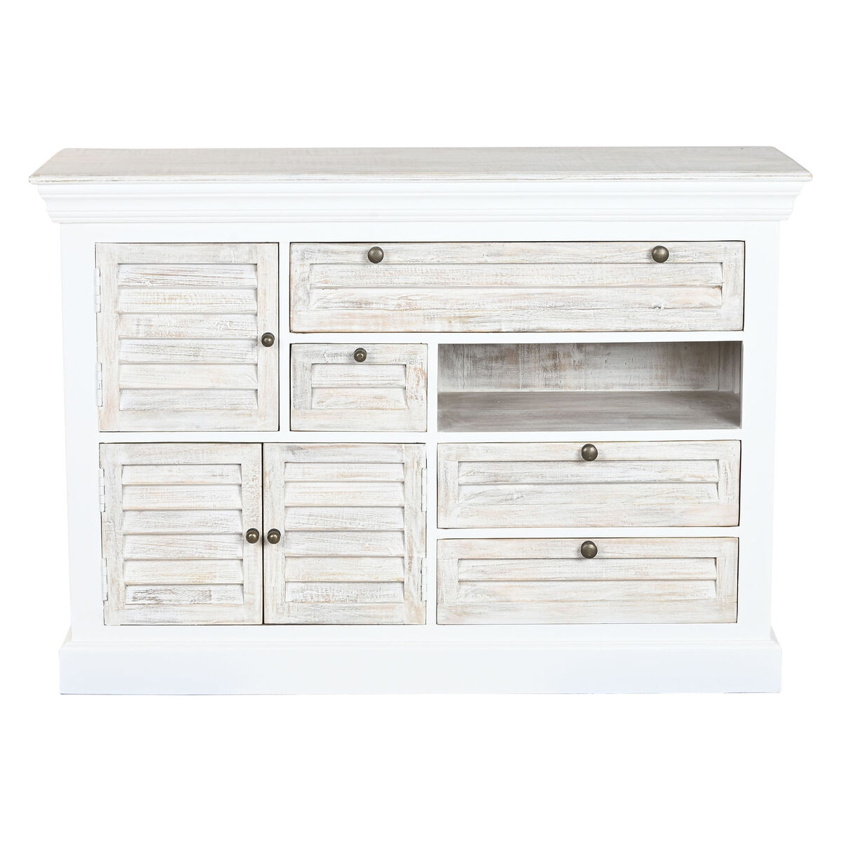 Cajonera Home ESPRIT Blanco Desgastado 115 x 40 x 80 cm 9 S3060878_8