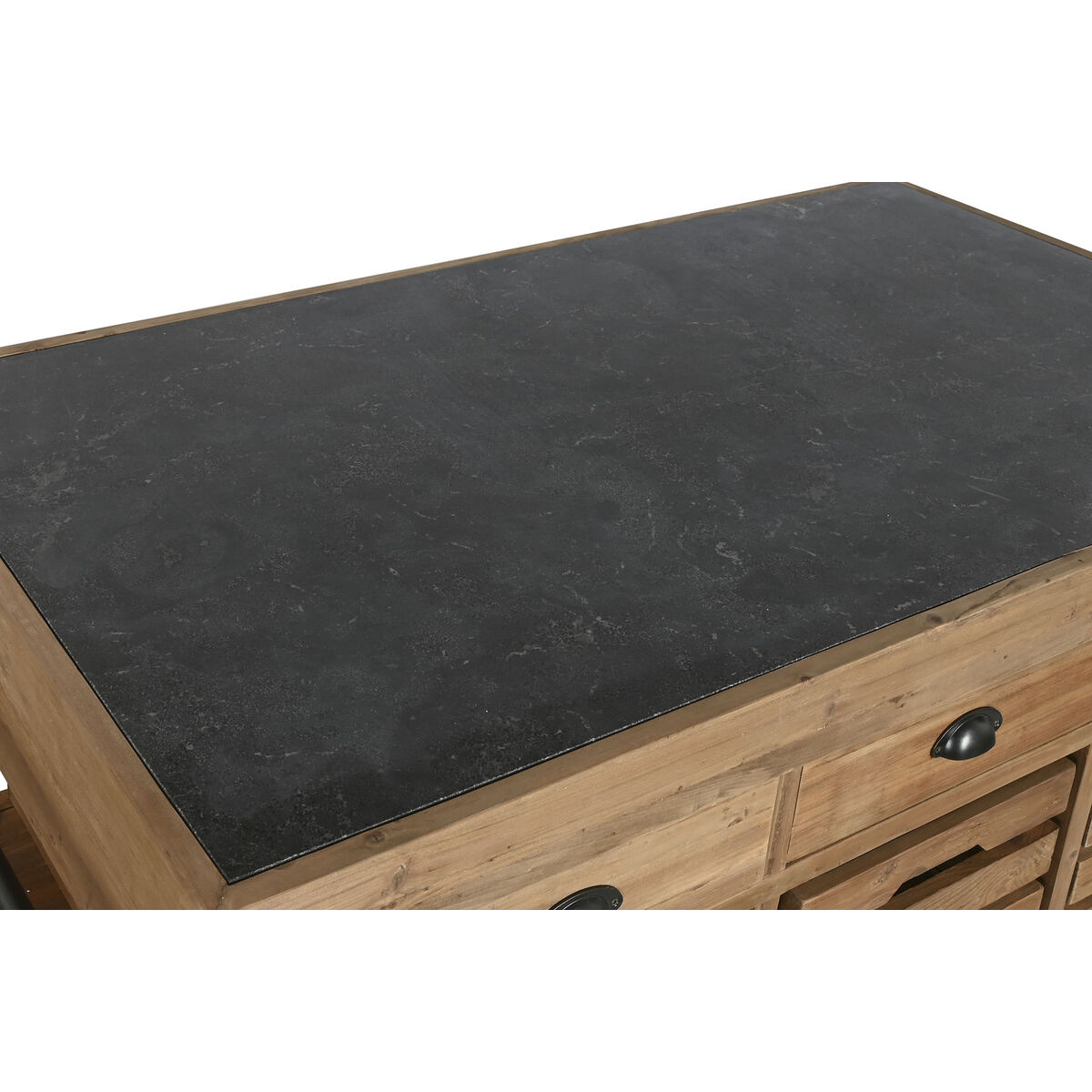 Mueble de cocina Home ESPRIT Negro Natural 142 x 75 x 96 cm 4 S3060848_3