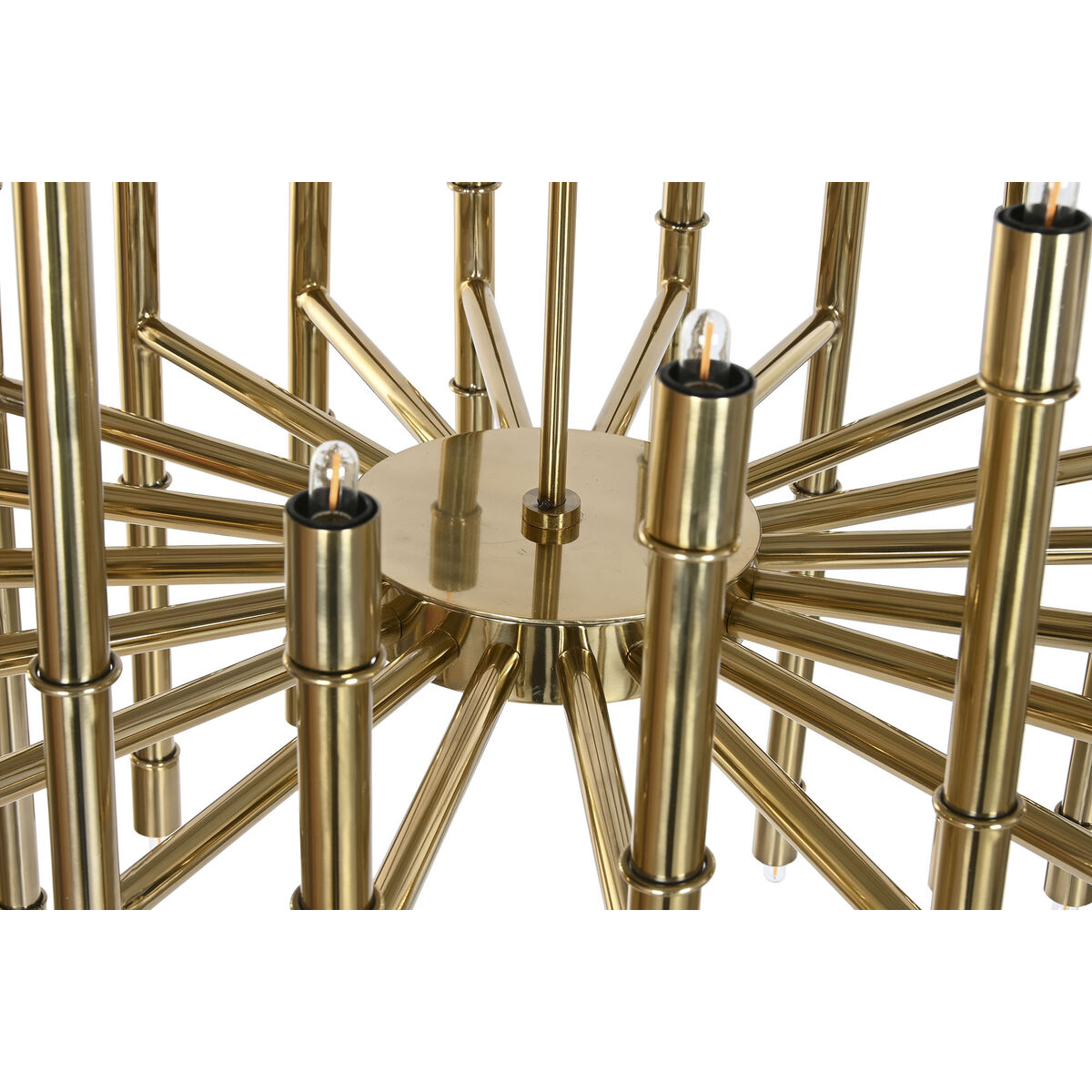 Lámpara de Techo Home ESPRIT Dorado Metal Acero 74 x 74 x 138 cm 5 S3061085_4