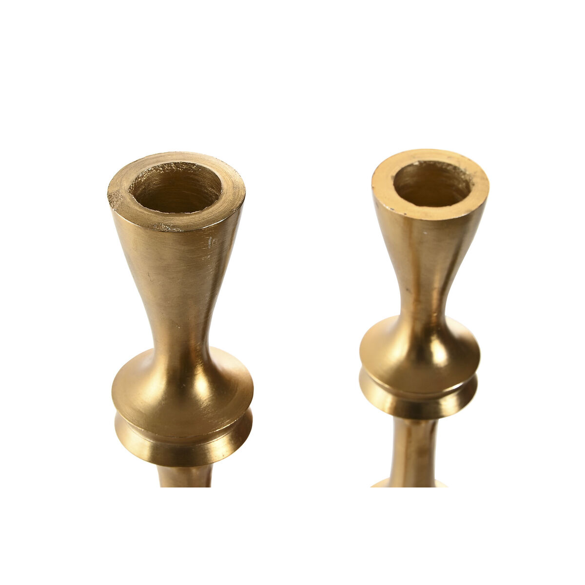 Candelabro Home ESPRIT Dorado Aluminio Moderno 8 x 8 x 36 cm (2 Unidades) 2 S3061148_1