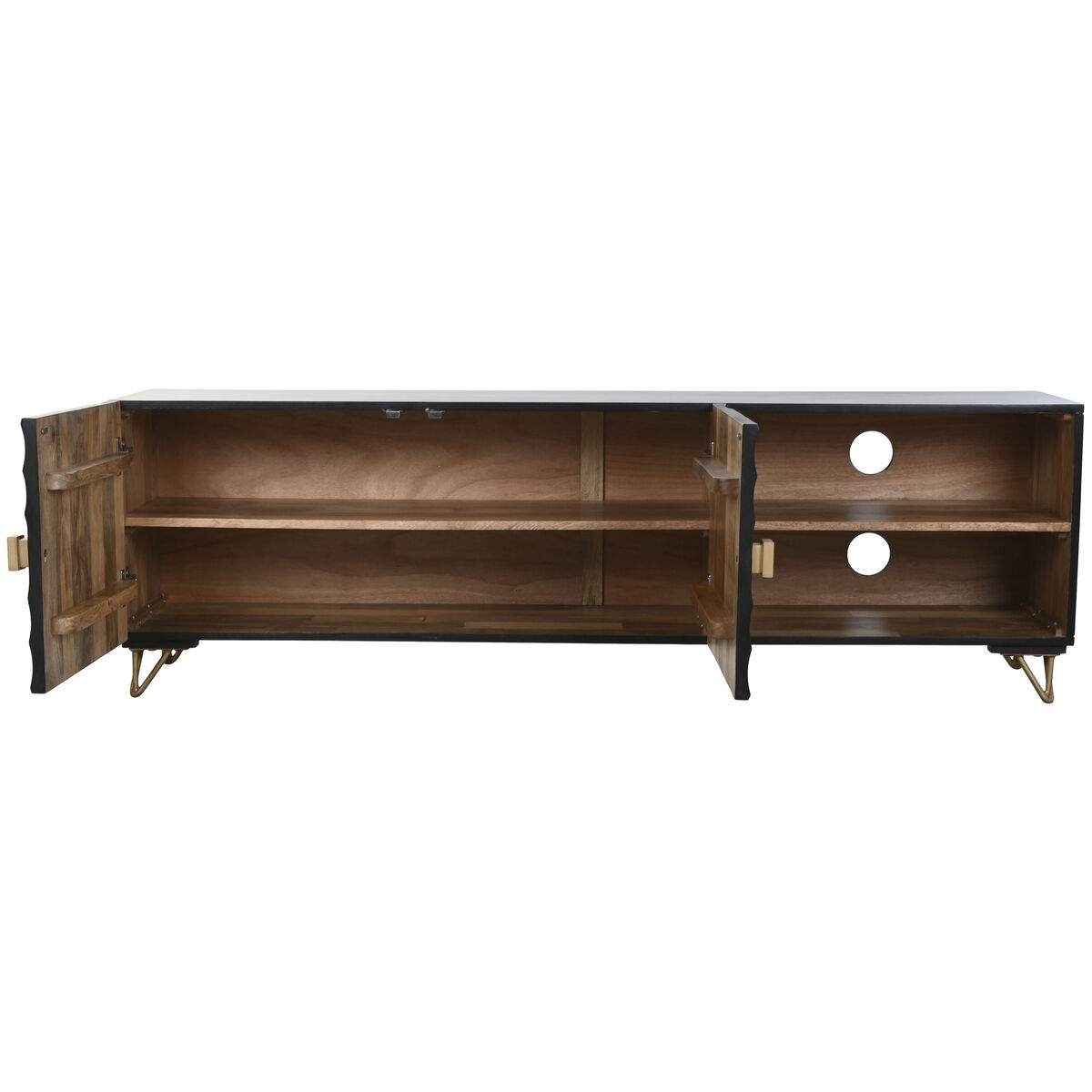 Mueble de TV Home ESPRIT Negro 160 x 40 x 50 cm 3 S3061059_2