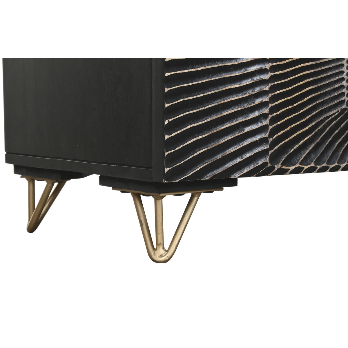 Mueble de TV Home ESPRIT Negro 160 x 40 x 50 cm 5 S3061059_4