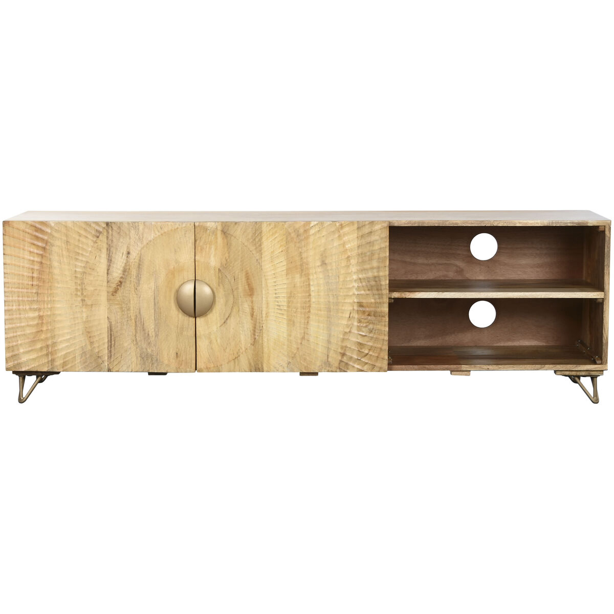 Mueble de TV Home ESPRIT Natural 160 x 40 x 50 cm 9 S3061063_8