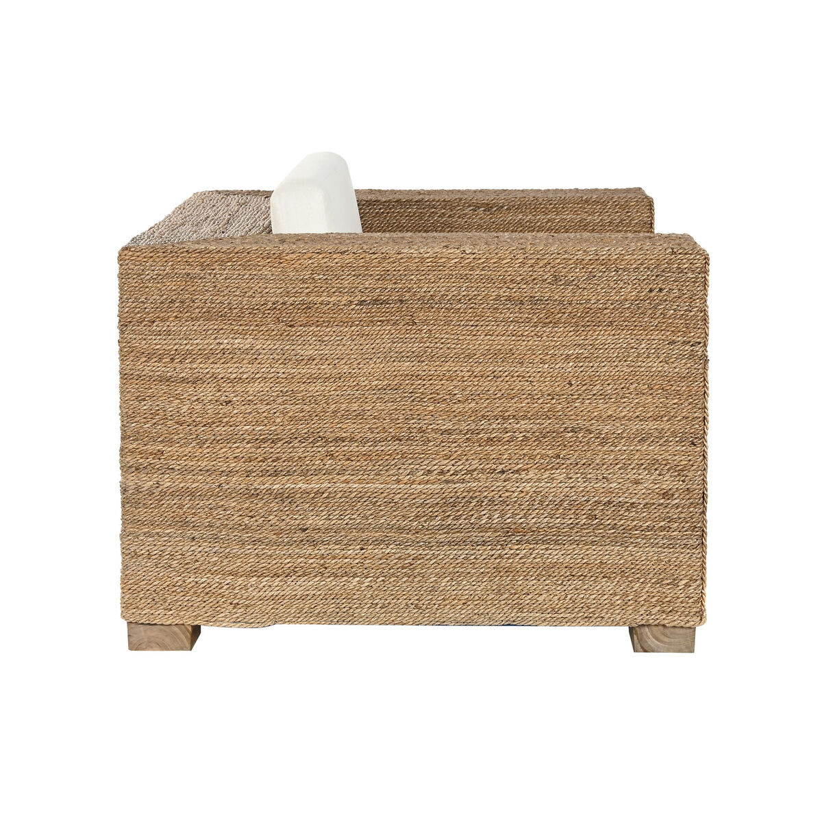 Sillón de jardín Home ESPRIT Blanco Natural 117 x 92 x 65 cm 6 S3061528_5