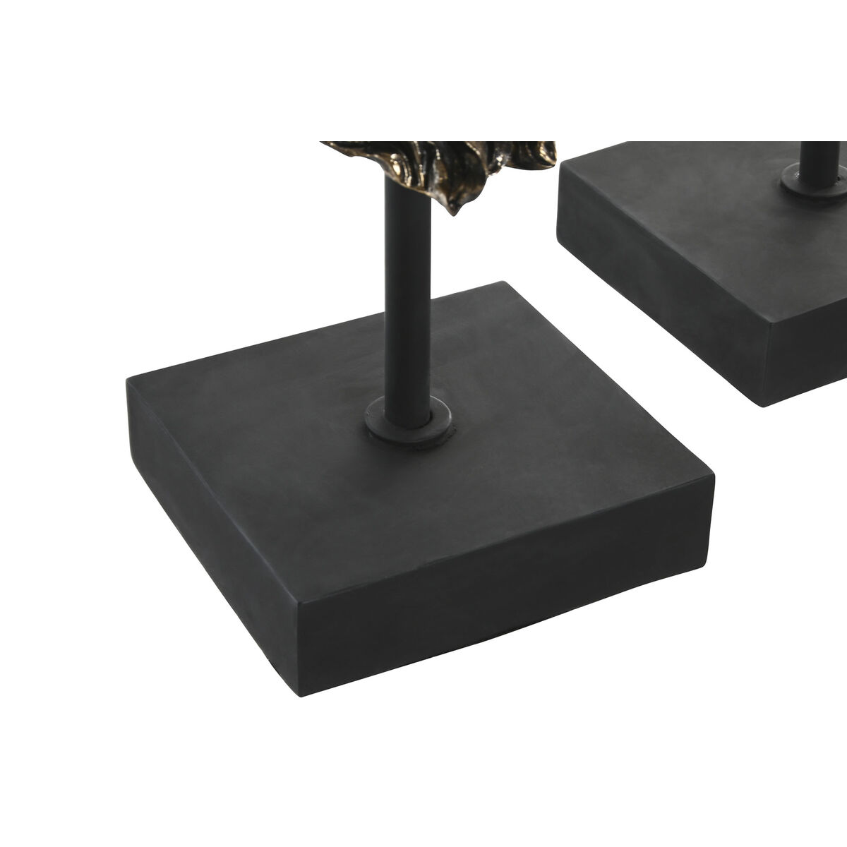 Figura Decorativa Home ESPRIT Marrón oscuro León Corona 21 x 18 x 44 cm (2 Unidades) 3 S3061297_2