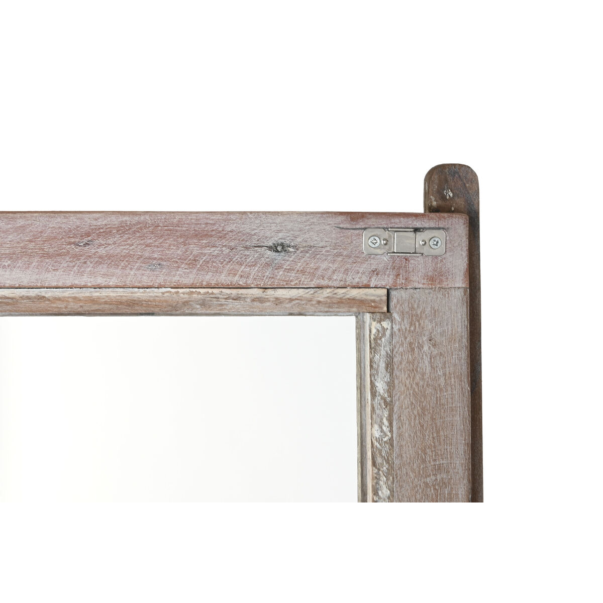 Vitrina Home ESPRIT Blanco Marrón Madera Reciclada 100 x 40 x 180 cm 6 S3061311_5