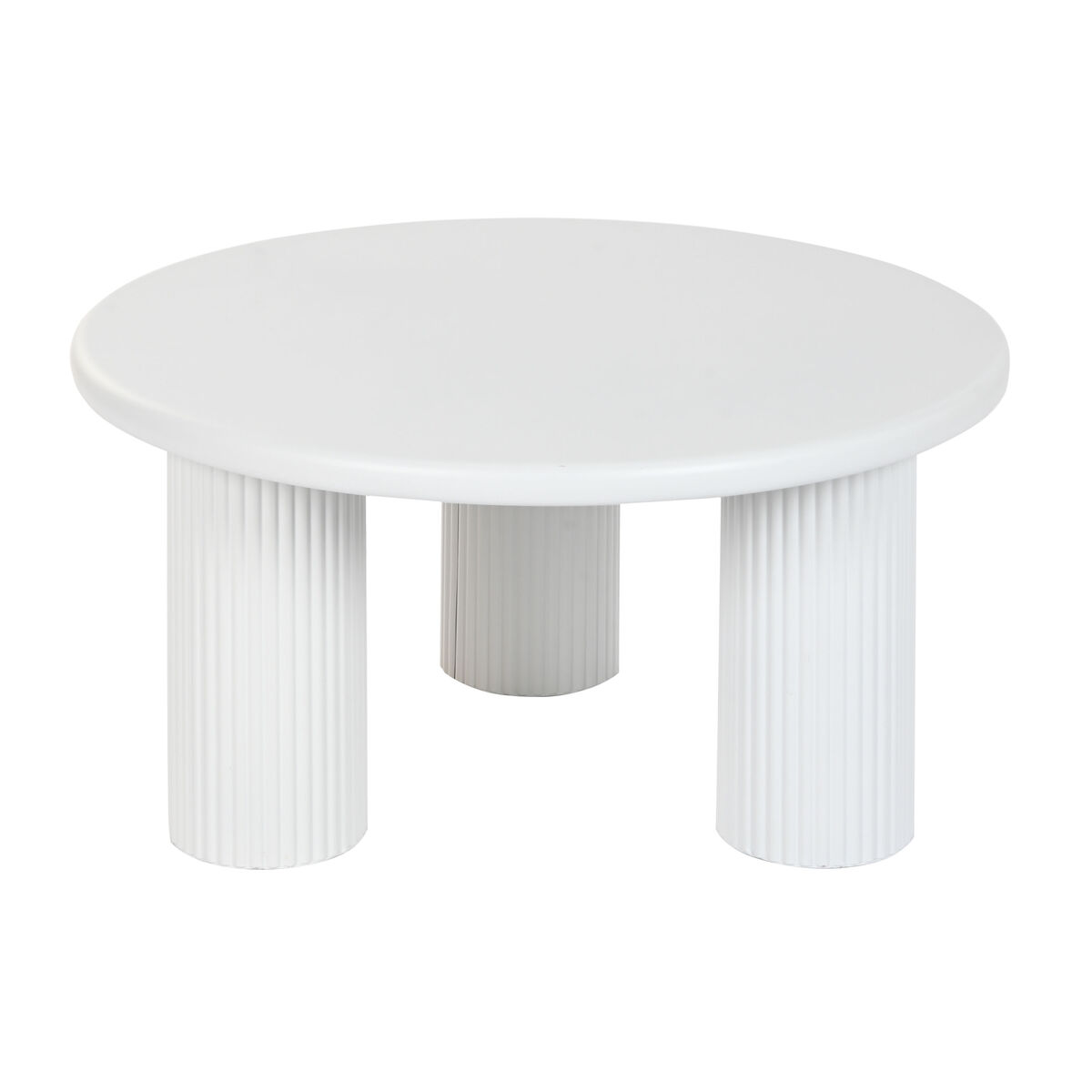 Mesa auxiliar Home ESPRIT Blanco 75 x 75 x 40 cm 5 S3061366_4