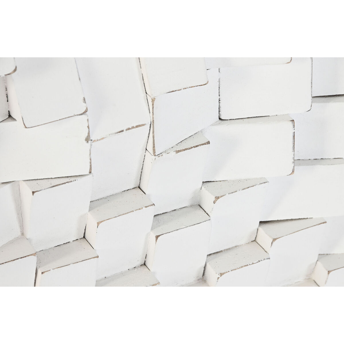 Figura Decorativa Home ESPRIT Blanco Moderno 90 x 4 x 90 cm 2 S3061639_1