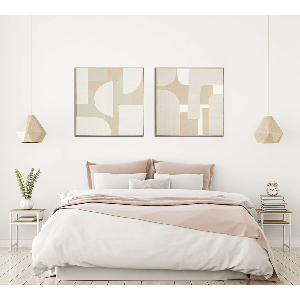 Cuadro Home ESPRIT Poliestireno 90 x 3,8 x 90 cm 4 S3061562_3