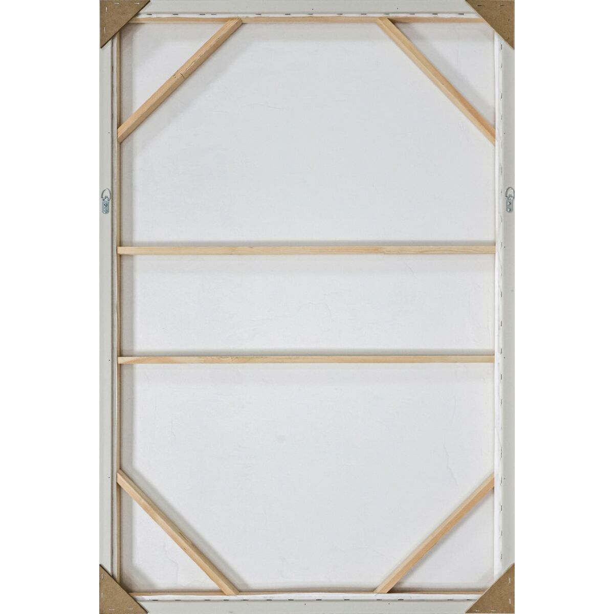 Lienzo Home ESPRIT Blanco Beige Moderno Escandinavo 83 x 4 x 123 cm (2 Unidades) 4 S3061967_3