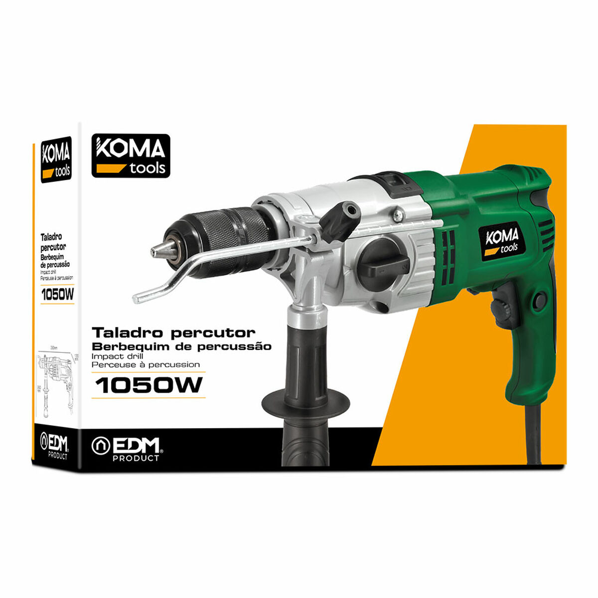 Set de taladro y accesorios Koma Tools 1050 W 220-240 V 4 S7910096_3