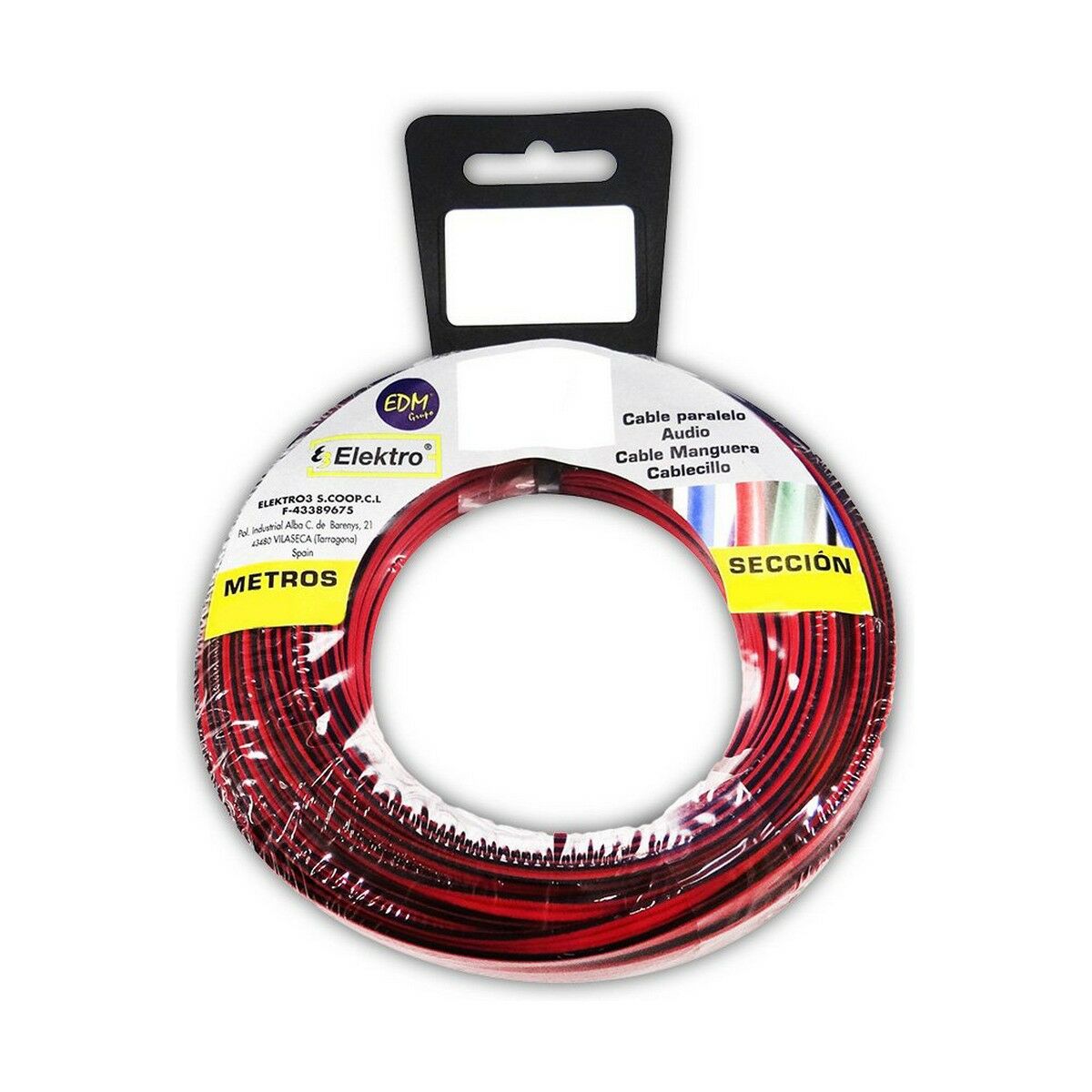 Cable de audio EDM 28040 Negro Rojo Rojo/Negro 2 x 0,75 mm 10 m 1 S7915142_0