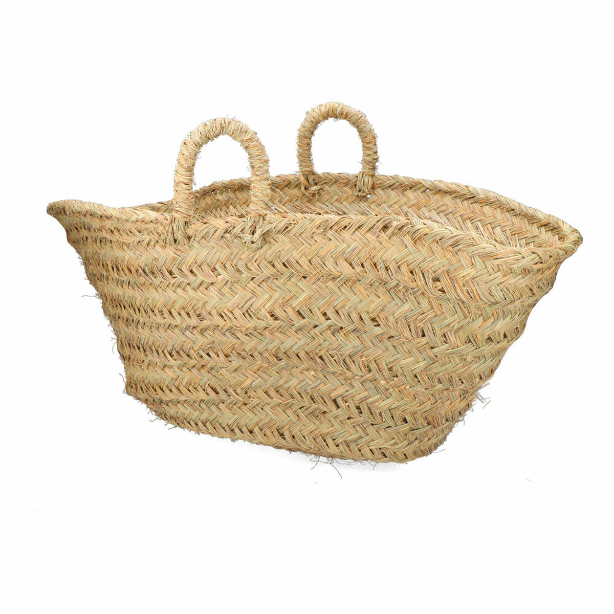 Cesta para leña EDM Esparto 60 x 35 x 45 cm 60 x 45 x 35 cm Oval 2 S7921794_1