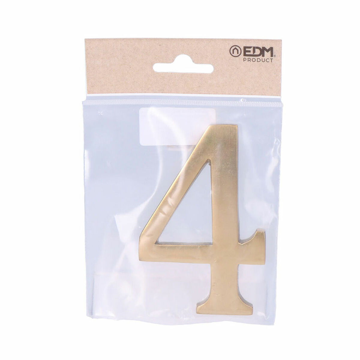 Número EDM 85036 4 Dorado Latón 2 S7900690_1