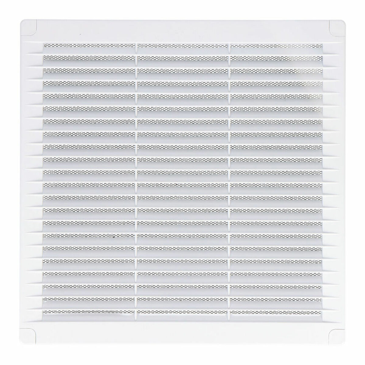 Rejilla de ventilación EDM 87706 Blanco 25 x 25 x 0,7 cm Mosquitera 1 S7925092_0