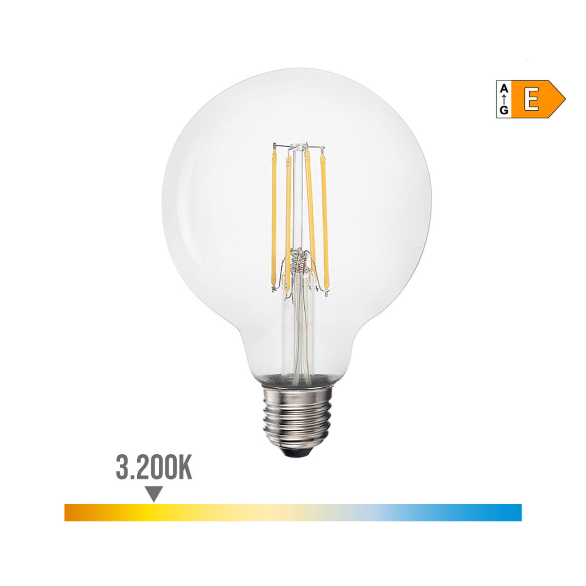 Bombilla LED EDM 98602 E 6 W 60 W 47 W E27 800 lm ø 9,5 x 14,5 cm Ø 9,5 x 14 cm (3200 K) 3 S7900761_2