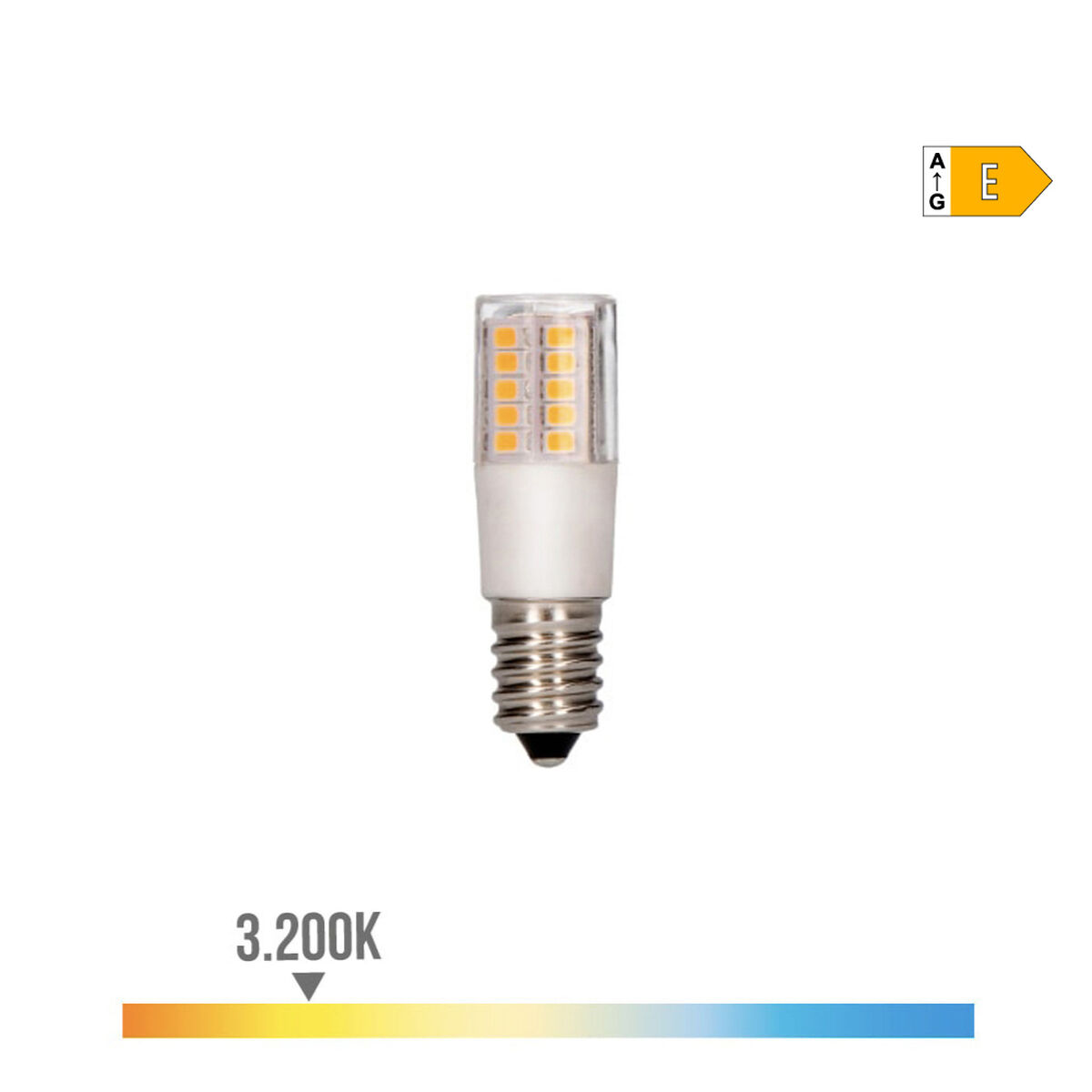 Bombilla LED EDM 98892 E 5,5 W 54 W 60 W E14 700 lm 650 Lm Ø 1,8 x 5,7 cm Tubular (3200 K) 3 S7903670_2