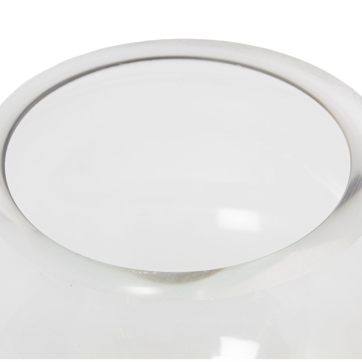 Jarrón Alexandra House Living Transparente Dorado Cristal 15 x 15 cm Portavelas 2 D1621805_1