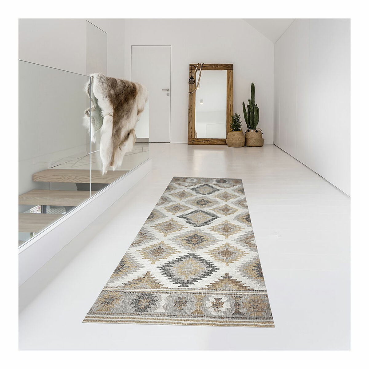Alfombra vinílica Stor Planet kilim Vinilo Espuma Estampado 60 x 200 cm 2 S7925469_1