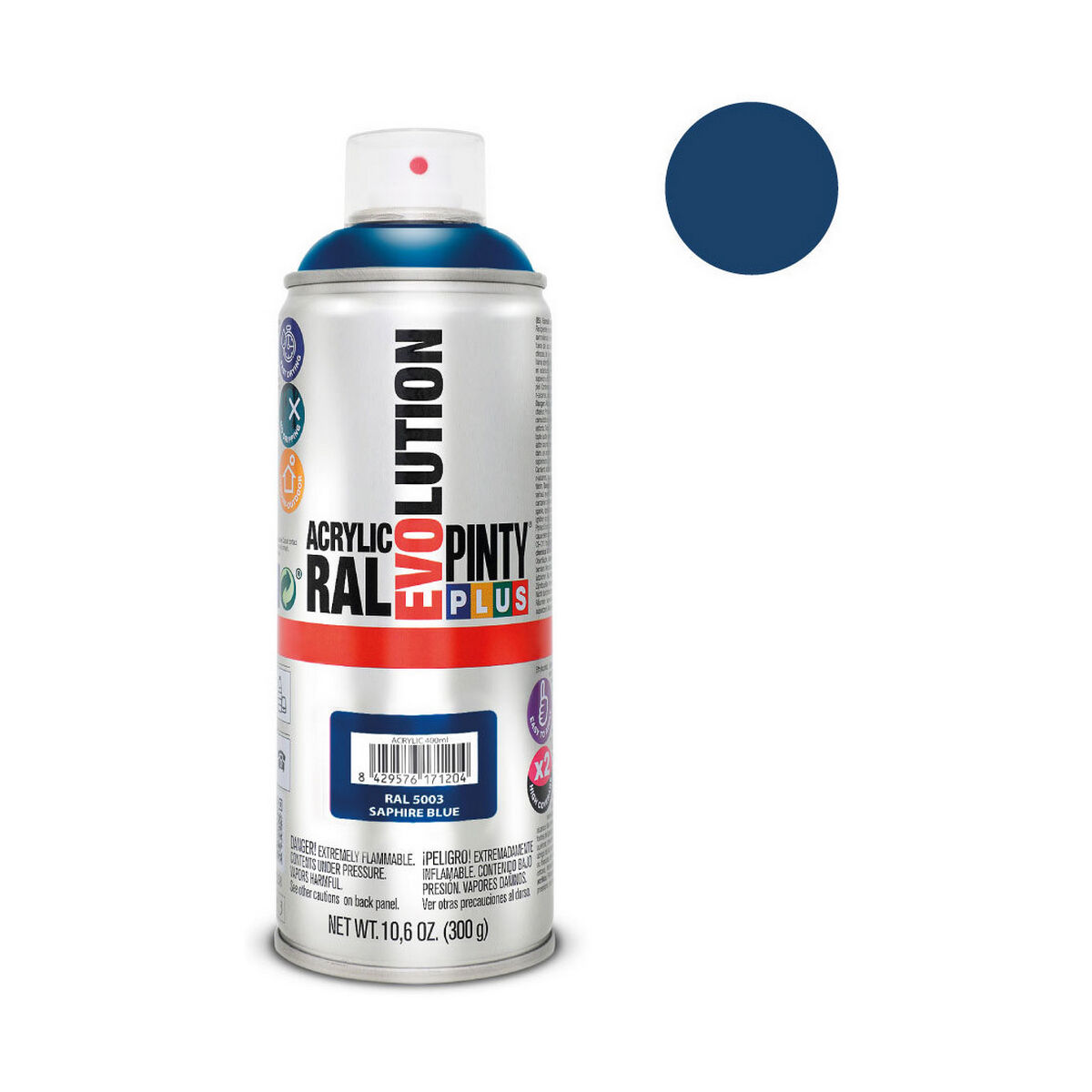 Pintura en spray Pintyplus Evolution RAL 5003 400 ml Zafiro 2 S7910565_1