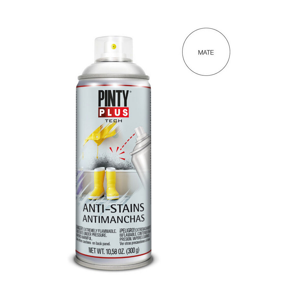 Pintura en spray Pintyplus Tech X101 400 ml Antimanchas Blanco 2 S7910583_1