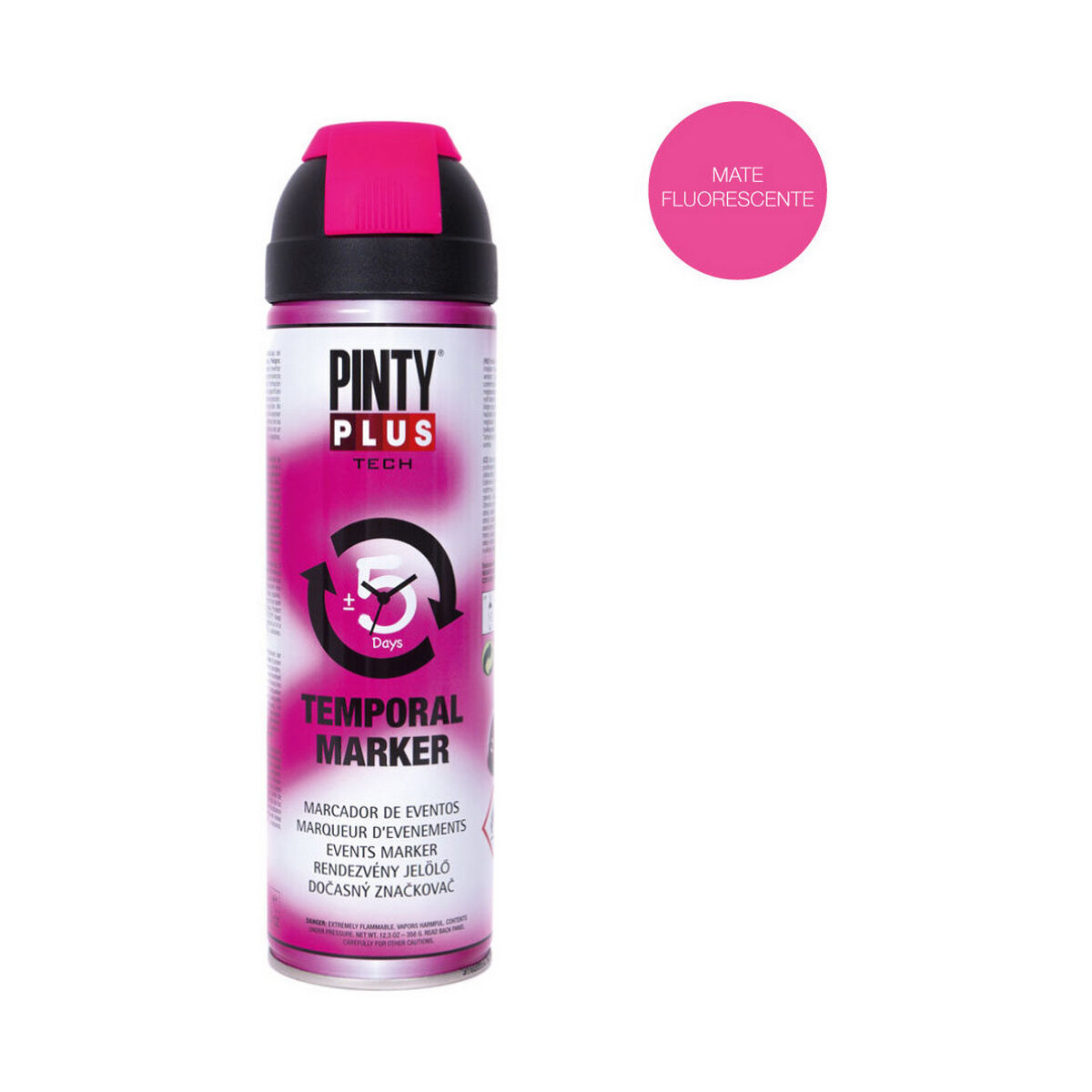 Pintura en spray Pintyplus Tech T184 Temporal 500 ml Cereza 2 S7910610_1