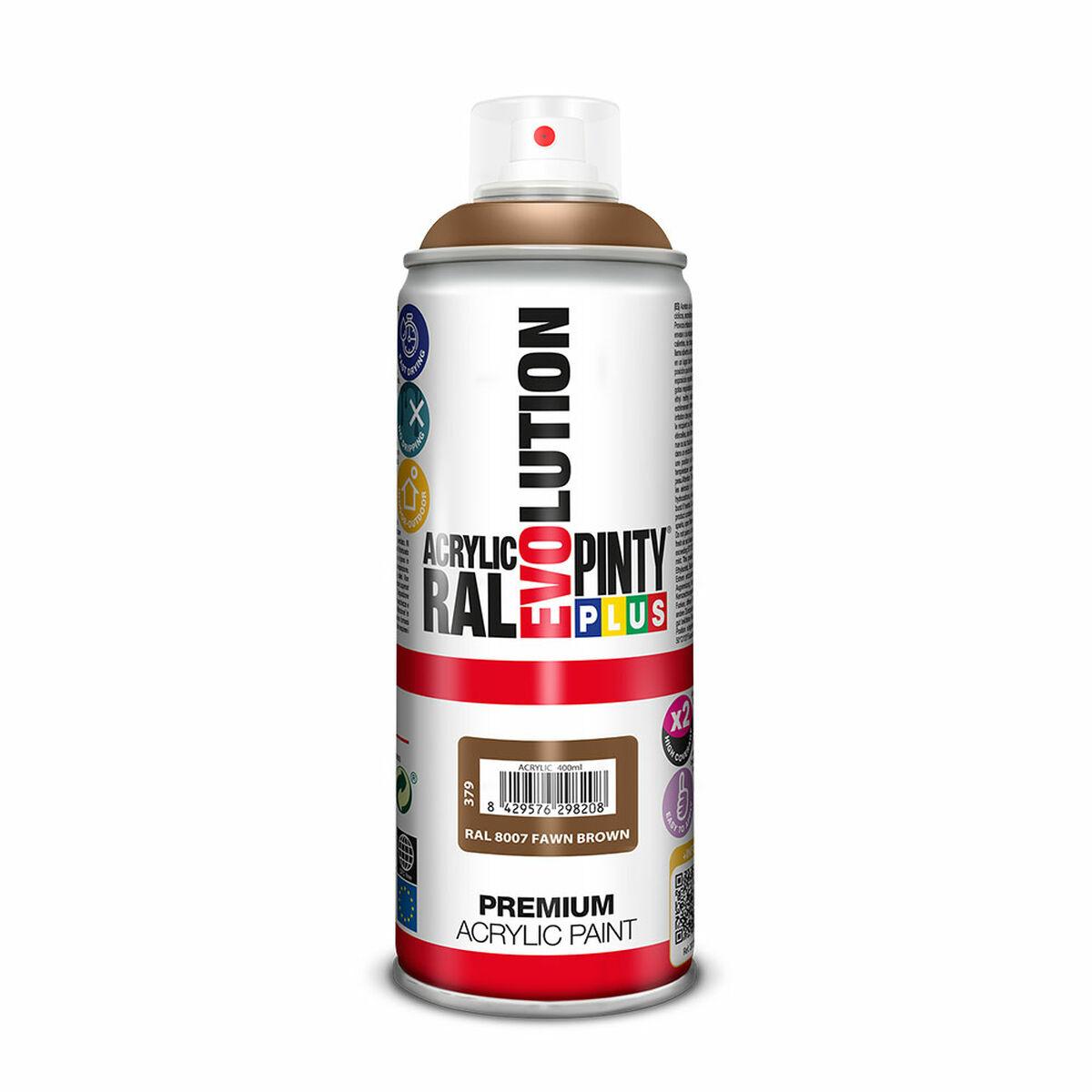 Pintura en spray Pintyplus Evolution RAL 8007 Fawn brown 400 ml 1 S7922745_0