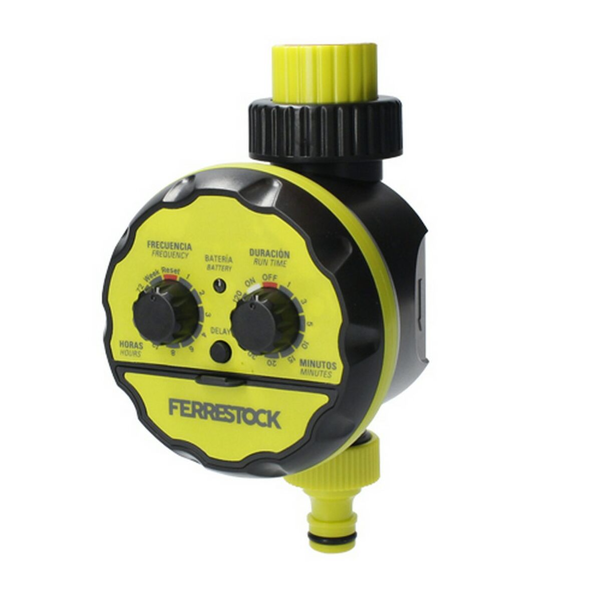 Programador de riego Ferrestock Amarillo 1 S6500251_0