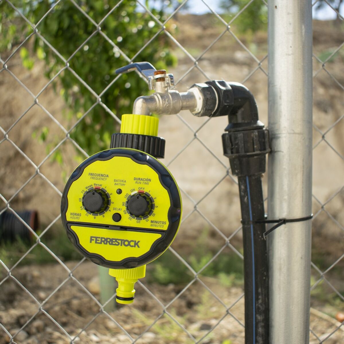 Programador de riego Ferrestock Amarillo 3 S6500251_2