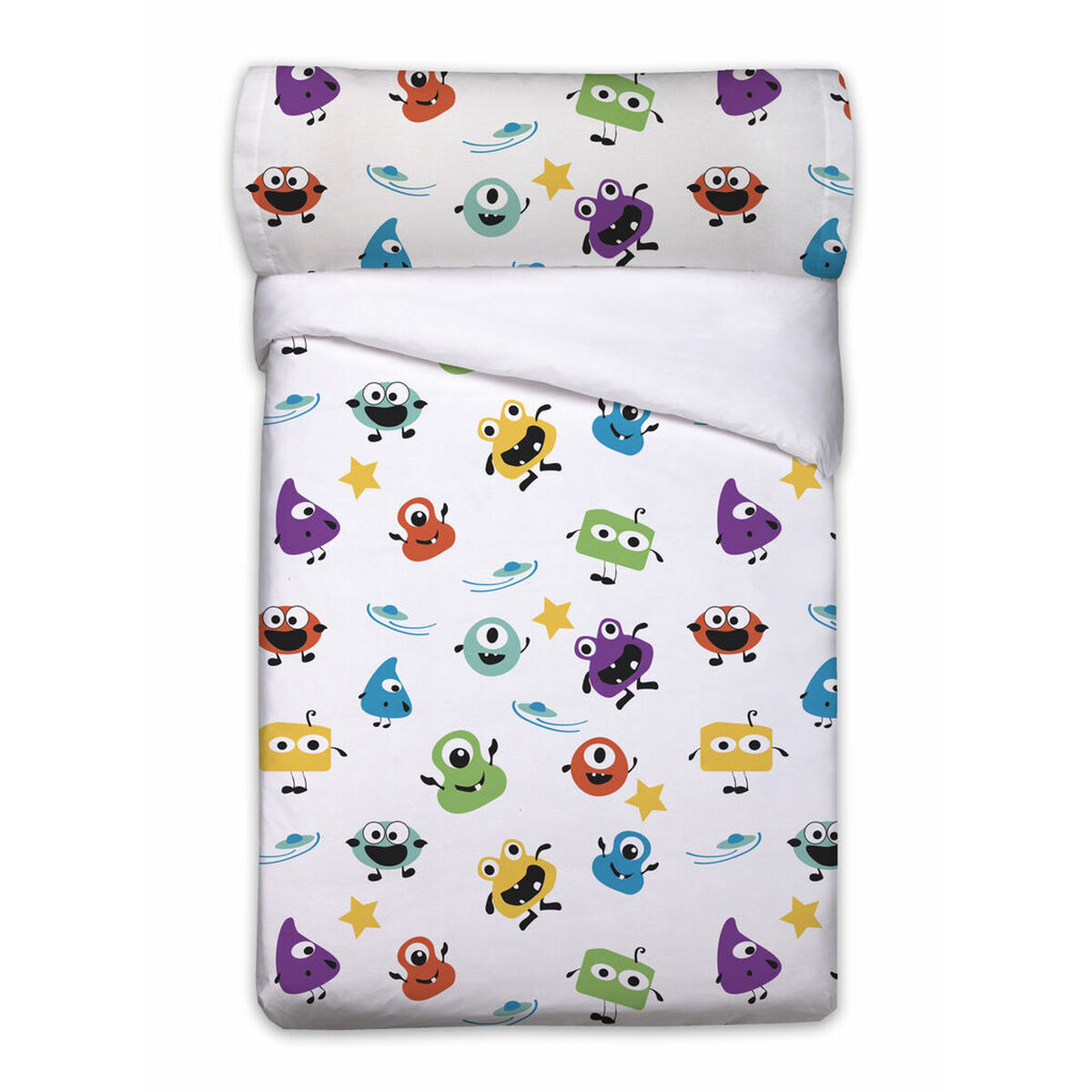 Juego de funda nórdica Pierre Cardin Monstruos Blanco Cama de 90 3 Piezas 1 D2100045_0