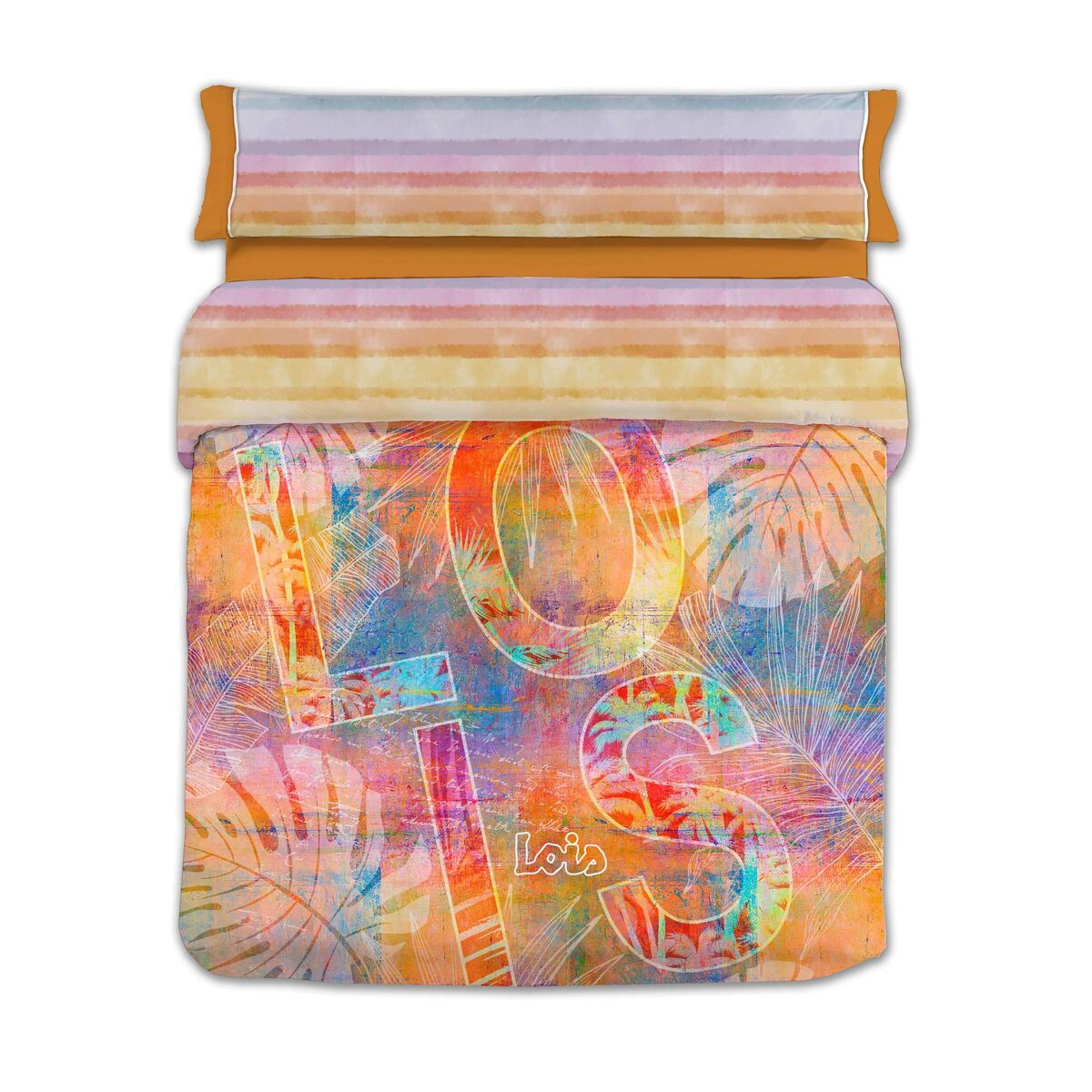 Juego de funda nórdica Lois CORSO P. Naranja Cama de 90 150 x 230 cm 3 Piezas 2 D2101844_1