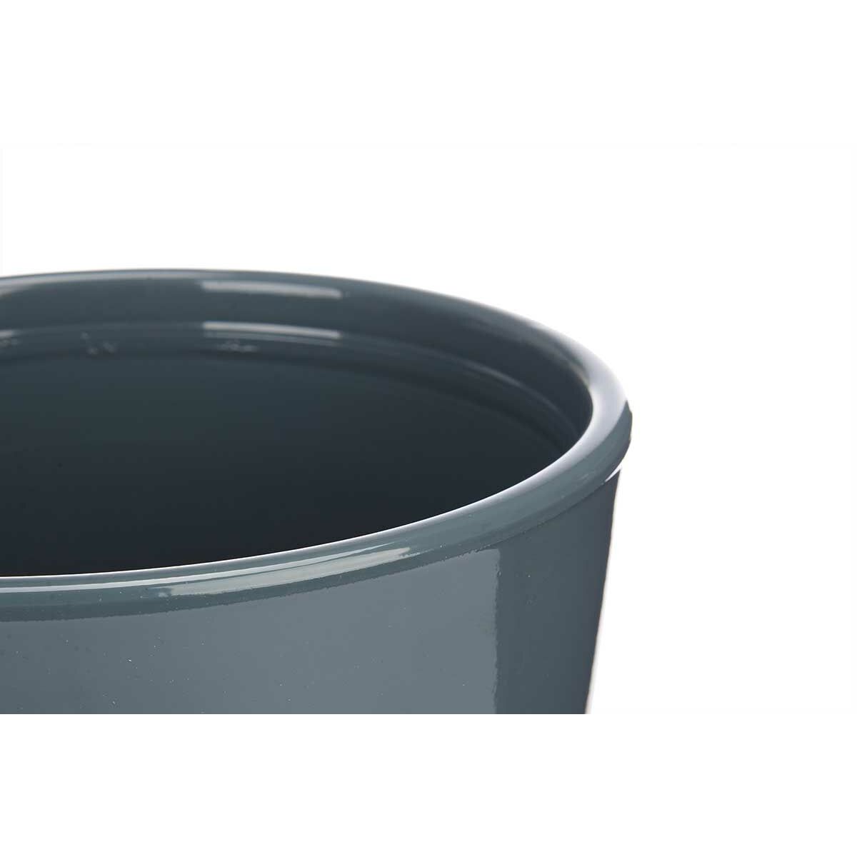Set de Macetas Ibergarden Antracita Arcilla Ø 22 cm Ø 28 cm 28 x 27 x 28 cm 2 Piezas 3 S3622846_2