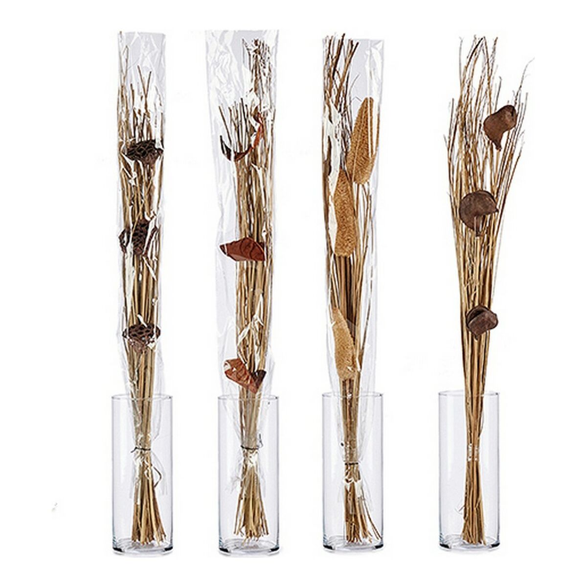 Ramilletes Gift Decor Natural Madera Fibra natural 12 x 96 x 10 cm 1 S3606679_0