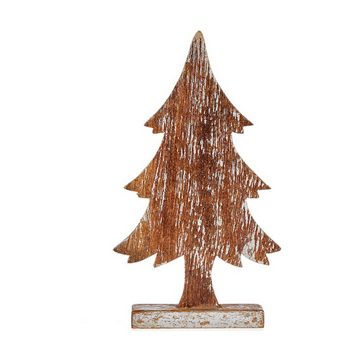Árbol de Navidad Krist+ Marrón Plateado Plata Madera 5 x 39 x 21 cm 1 S3611873_0