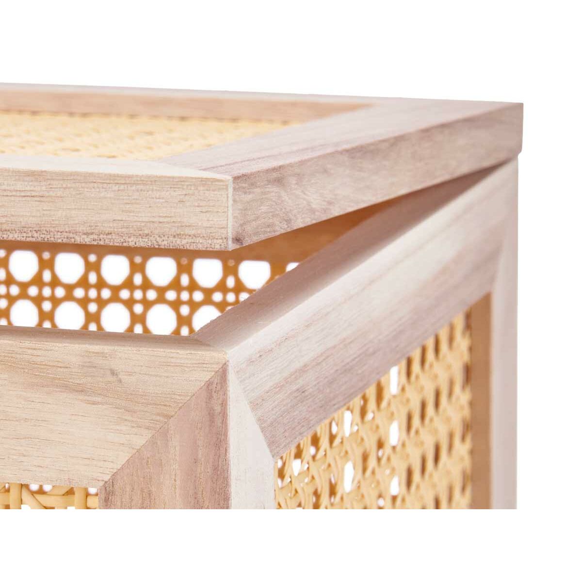 Juego de Baúles Gift Decor Natural Madera de Paulonia 43 x 25 x 23 cm 50 x 32 x 28 cm 57 x 33 x 39 cm 3 Piezas 4 S3632319_3