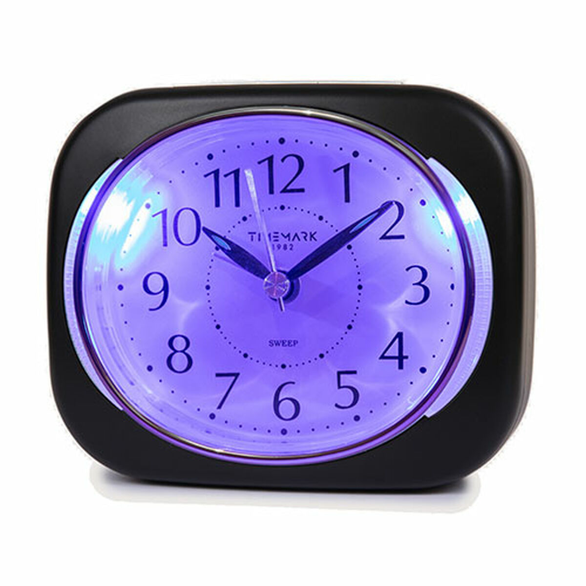 Reloj-Despertador Analógico Timemark 10 x 8,5 x 4 cm Negro Plástico Clásico 1 S6505214_0