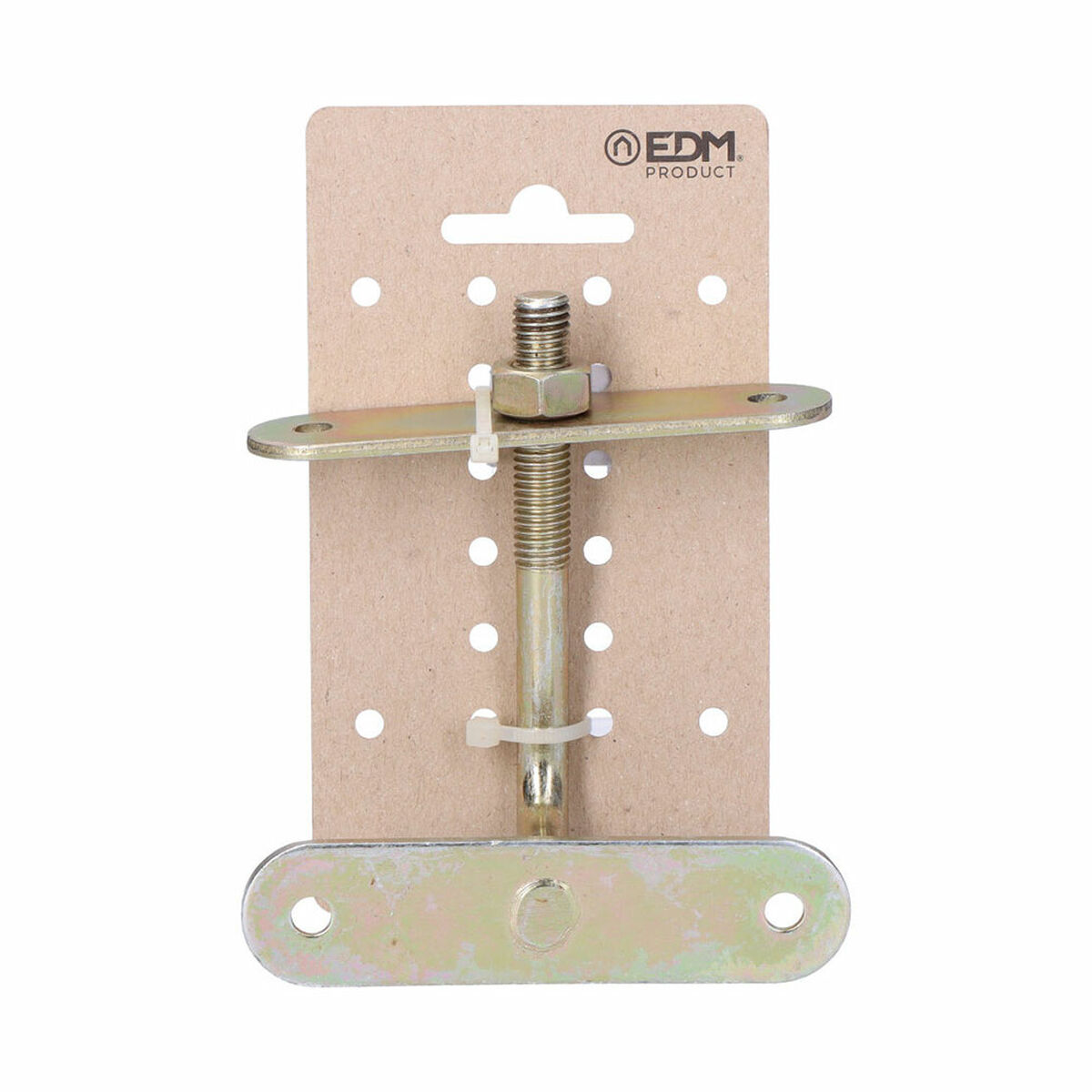 Soporte para Barandilla EDM 85581 Basic Dorado Acero Hierro Regulable 1 S7901187_0