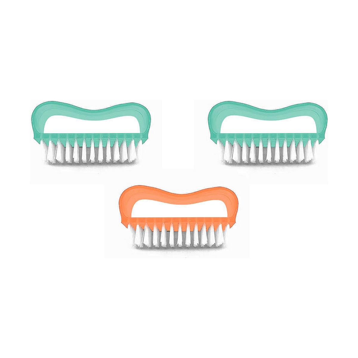 Set de cepillos Plástico 8 cm (3 Piezas) (3 Unidades) 1 S2211833_0