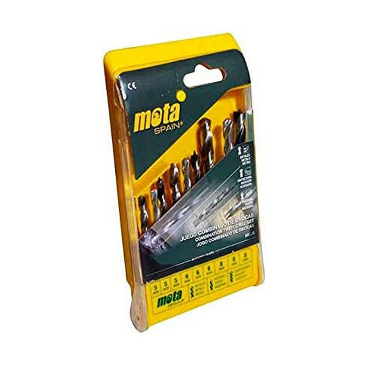 Set de brocas Mota mcj9 Widia Metal 9 Piezas Tungsteno Multiusos 1 S7917166_0