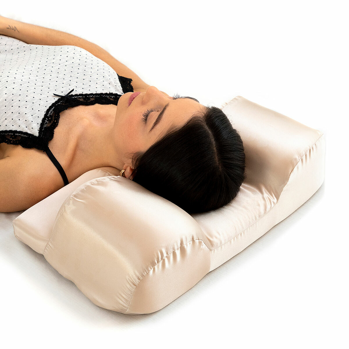 Almohada Cervical Antiarrugas con Funda de Satén Youthlow InnovaGoods 12 V0103849_11
