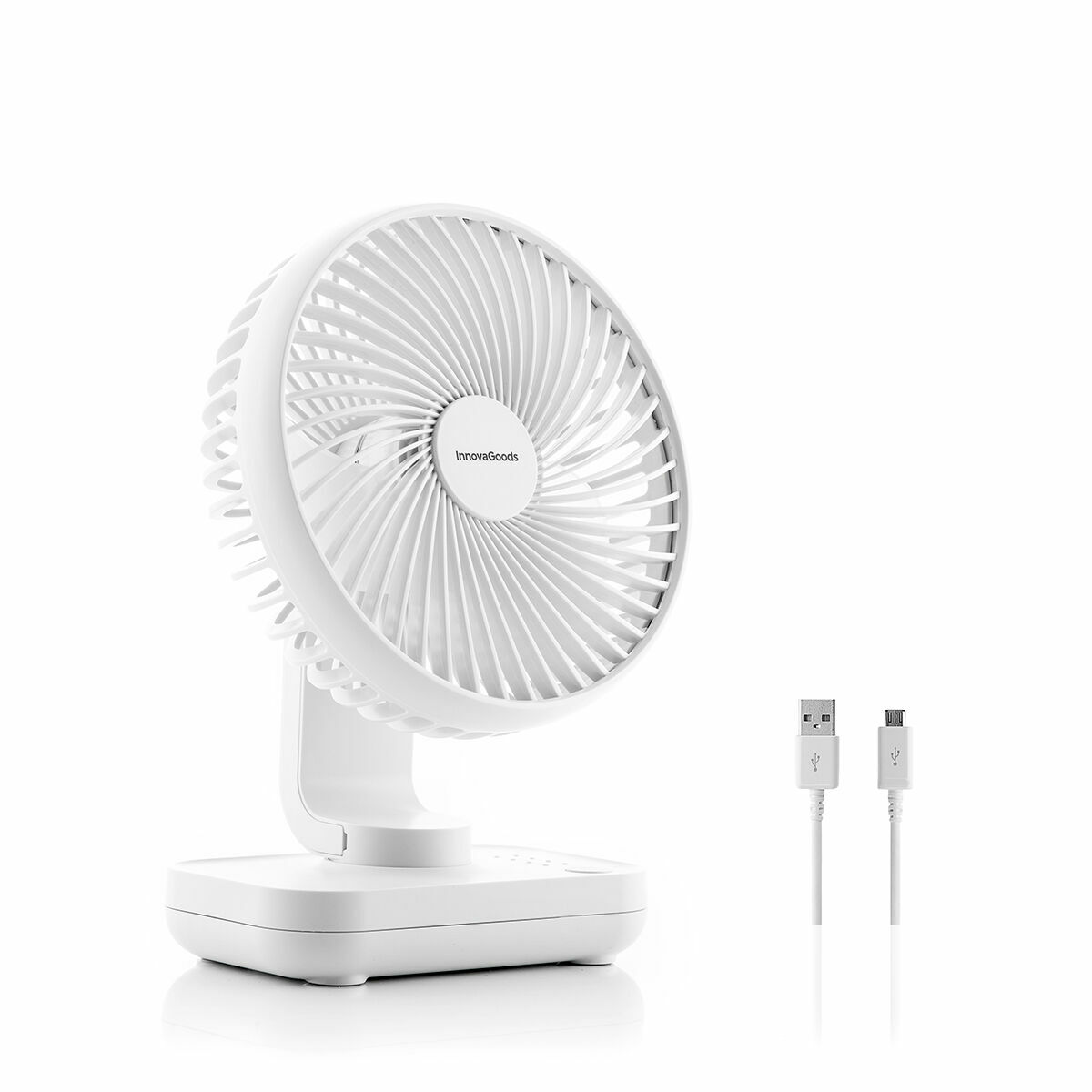 Ventilador de Escritorio Recargable Fanrec InnovaGoods Ø5,4'' 3600 mAh / 13,3 W 10 V0103855_9