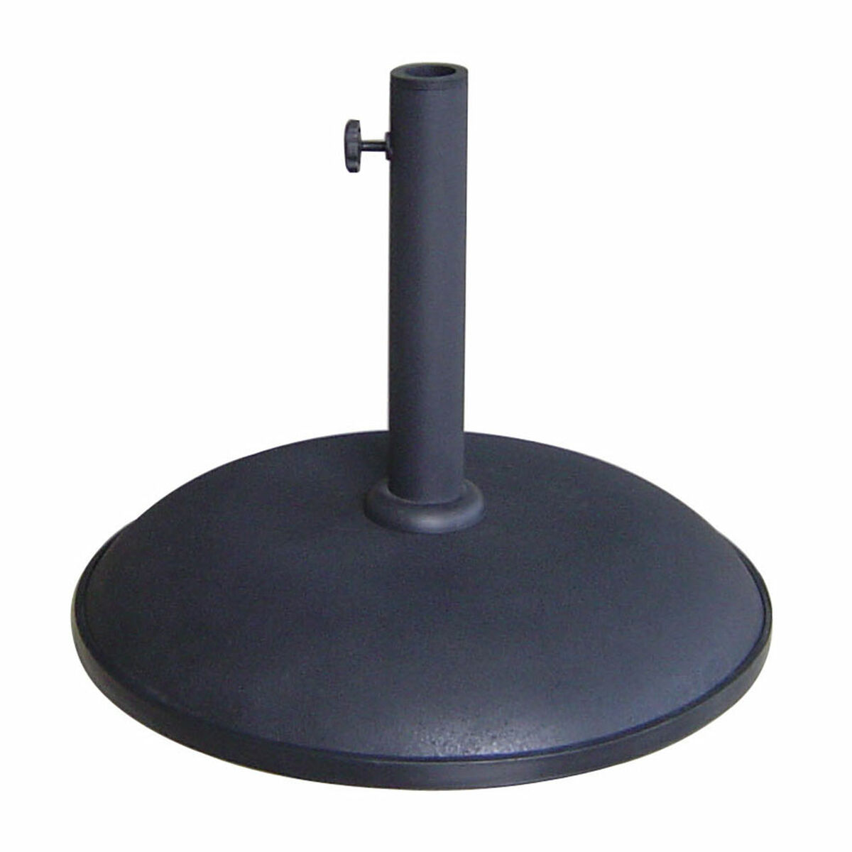 Marbueno Base Sombrilla Redonda Cemento 45x36 cm 20KG Negro Jardin, Piscina y Terraza 10450 1 D1400792_0