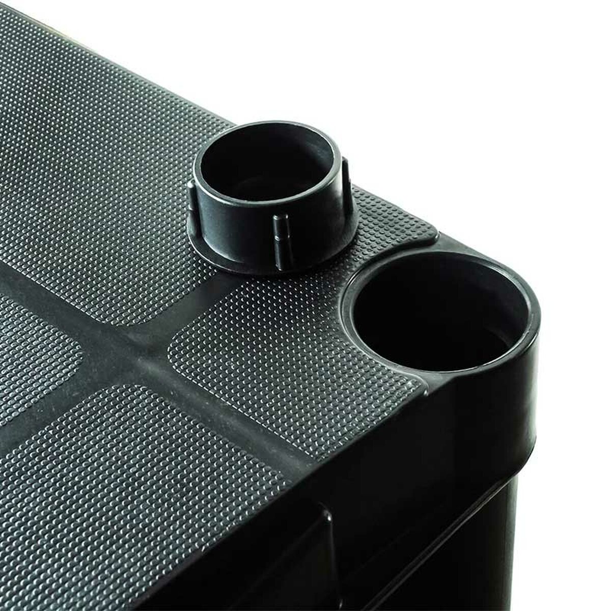 Marbueno Estanteria 4 Baldas Plastico Negro 61x31x131 cm Jardin 10537 4 D1400848_3