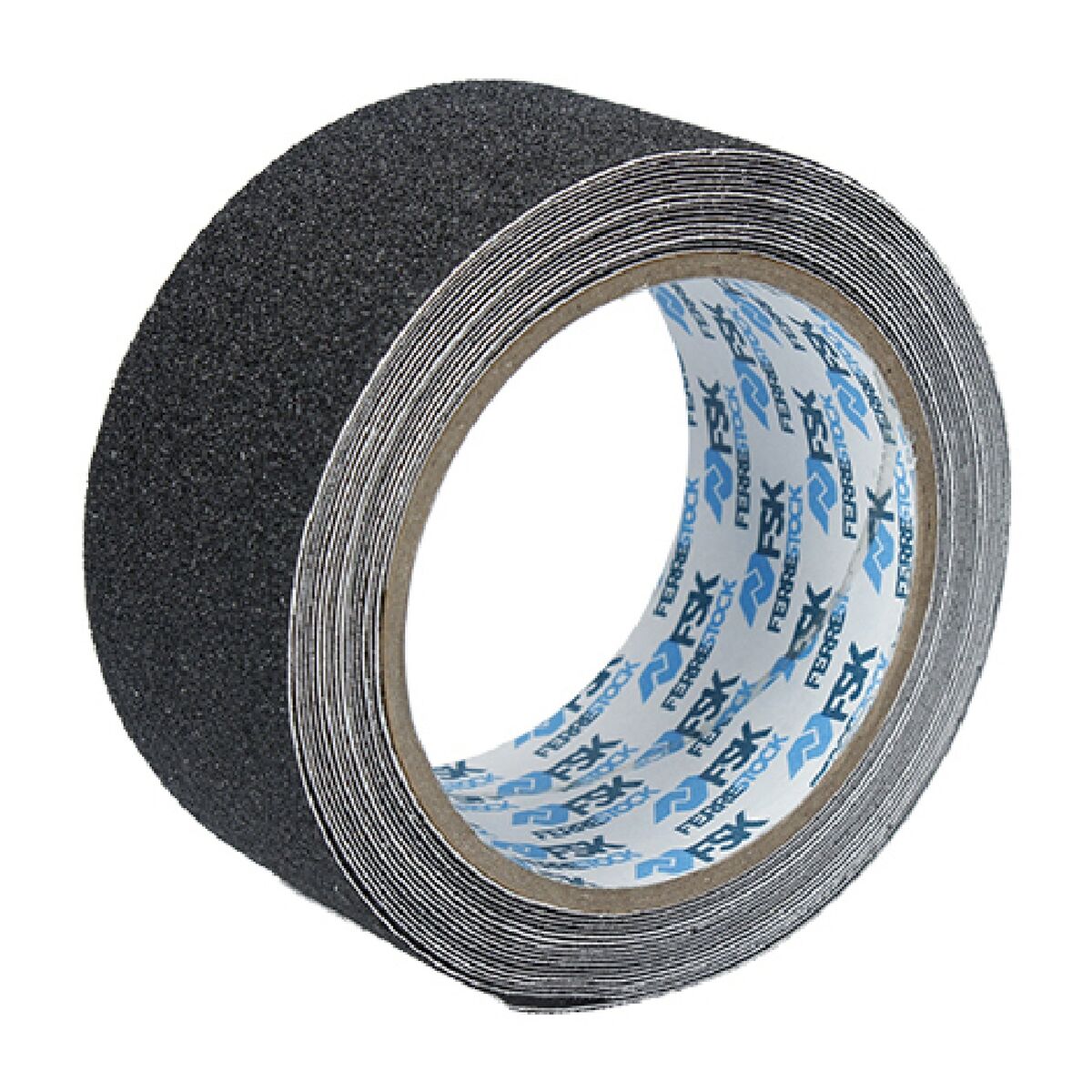 Rollo de Material Antideslizante Ferrestock Negro 5 m x 50 mm Antideslizante 1 S6501165_0