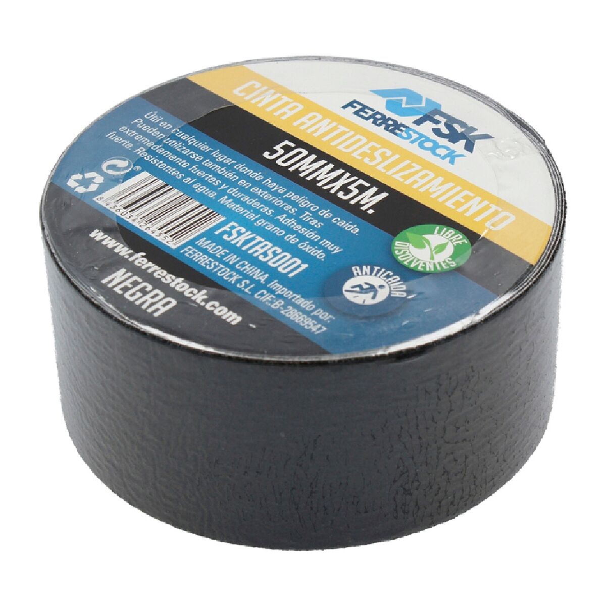Rollo de Material Antideslizante Ferrestock Negro 5 m x 50 mm Antideslizante 3 S6501165_2