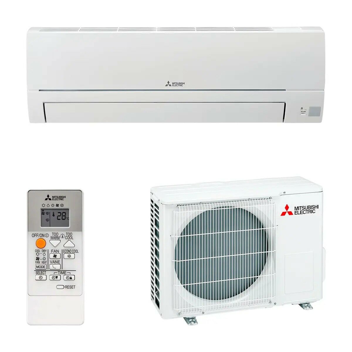 Aire Acondicionado Mitsubishi Electric MSZHR25VFK Blanco A++ 2150 / 2752 fg/h 2709 kcal/h 2150 fg/h 1 S0463577_0